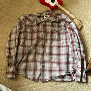 Vintage Plaid men’s dress shirt